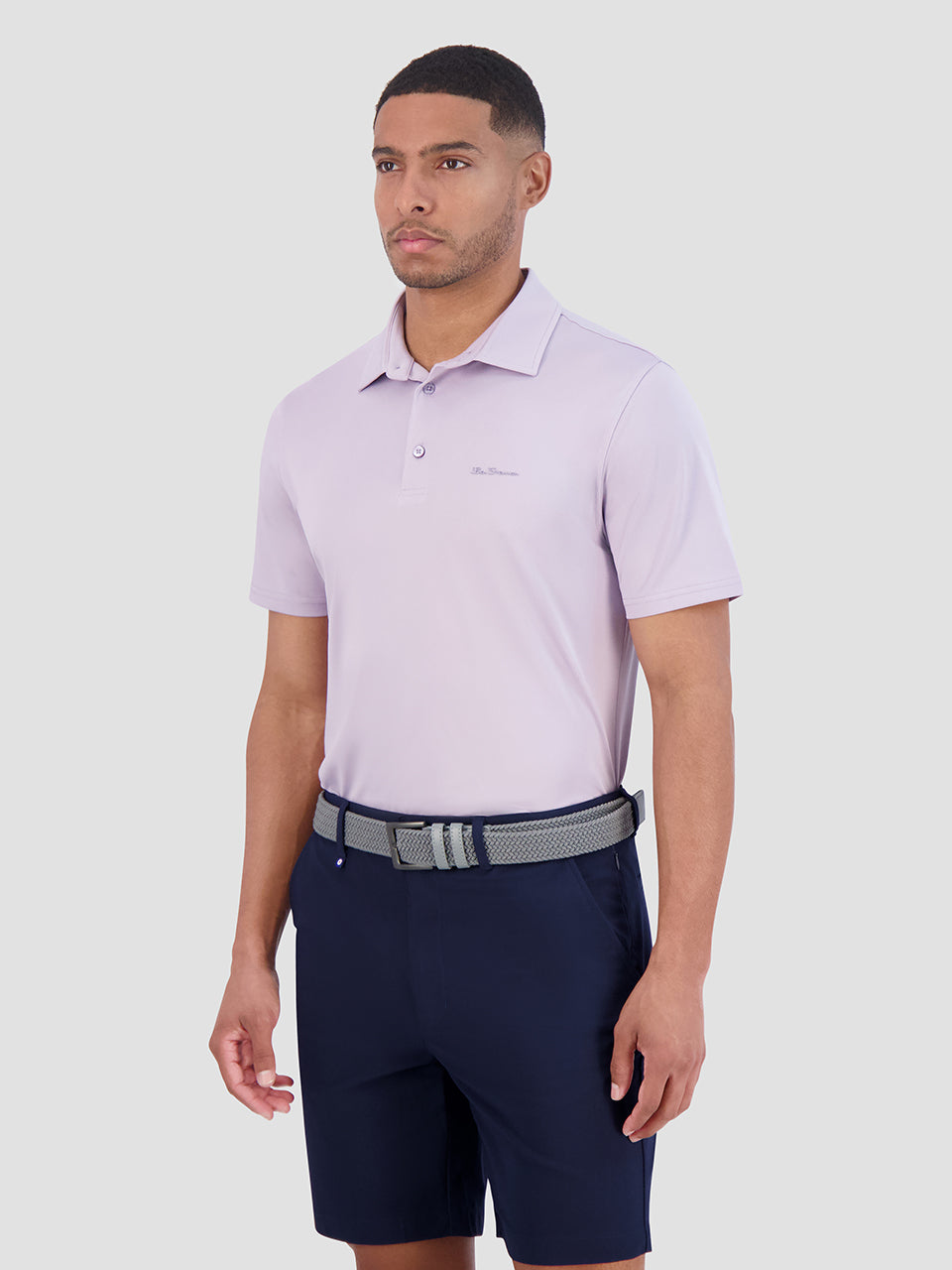 Polos Ben Sherman Solid Air Pique Sports Fit Violette | OBP-07033709